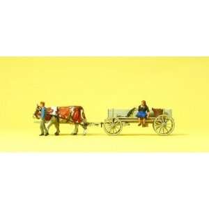  Preiser 30412 Horse Drawn Farm Wagon Toys & Games