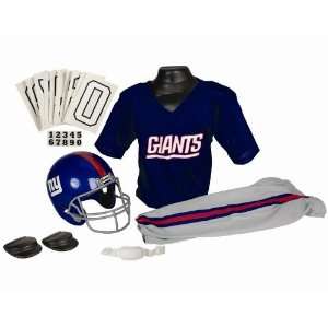  New York Giants Football Deluxe Uniform Set   Size Medium 