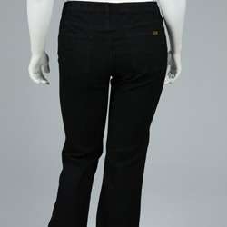 Bill Blass Womens Plus Size Triangle Tummy Control Jeans   