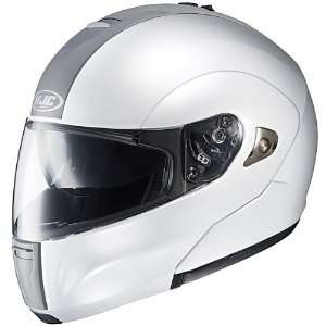  HJC IS MAX Solid Modular Motorcycle Helmet, White   Size 