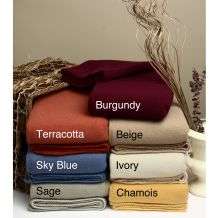 Four Seasons Italian Washable Wool Blanket  
