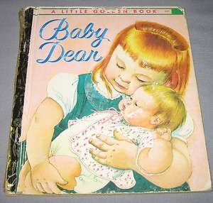 VINTAGE LITTLE GOLDEN BOOK Baby Dear #259 1973 Eloise Wilkin  