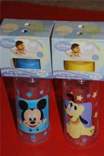 DISNEY MICKEY MOUSE MINNIE PLUTO BABY INFANT BOTTLES *  