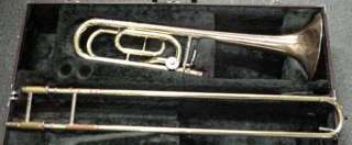  trombone features a chrome plated inner slide W/Selmer care kit  