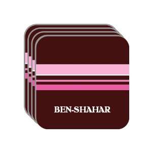  Personal Name Gift   BEN SHAHAR Set of 4 Mini Mousepad 