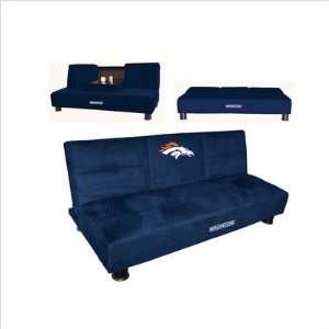  Baseline Denver Broncos Convertible Sofa With Tray Sports 