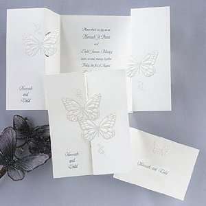  Butterfly Wedding Invitations WR3775 151 (QTY 100) Health 