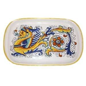 Deruta Ceramic Pottery Small Hand painted Raffaellesco Serving Platter
