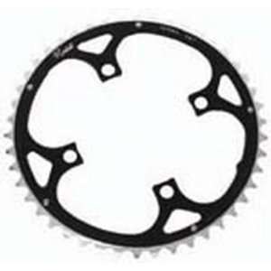  42T, 4 B, Ramped, 104mm, 8 9 sp, Black Alloy Chainring 