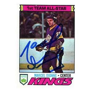  Marcel Dionne Autographed / Signed 1977 78 Topps Card 