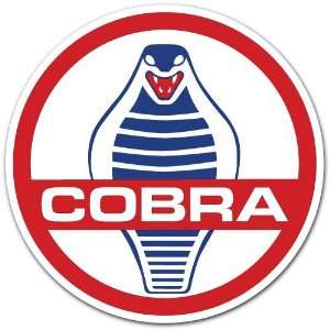  Shelby Ford Cobra Car Bumper Sticker Decal 4.5x4.5 