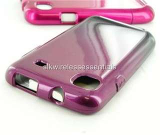 New Original OEM T Mobile Samsung Galaxy S 4G Purple Soft Flex Shell 