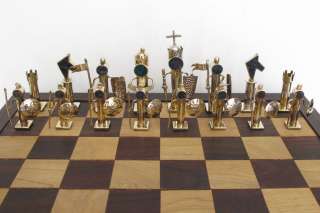 Antonio Castillo Teran Silver & Lapis Lazulli Chess Set  