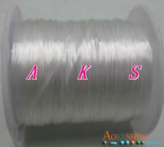 13M White Crystal Elastic Stretch Thread Cord ND  