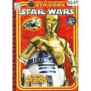  Droids Tear and Share Pages (Book to Color with Stickers 