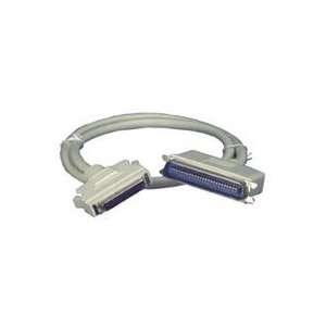 3ft White SCSI2 Cable with High Pitch DB50 Male to Centronics 50 Male 