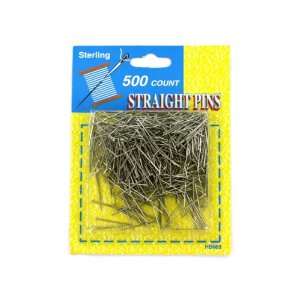  Bulk Pack of 96   500 Pack straight pins (Each) By Bulk Buys 