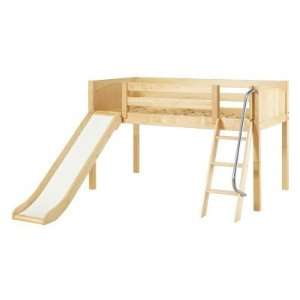  Maxtrix Wow Panel Low Loft Bed with Slide