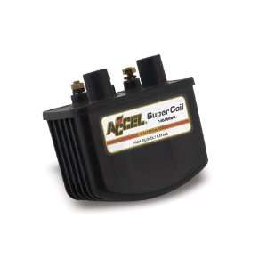 ACCEL Black Single Fire 3.0 Ohm Super Coil for Harley 1970 