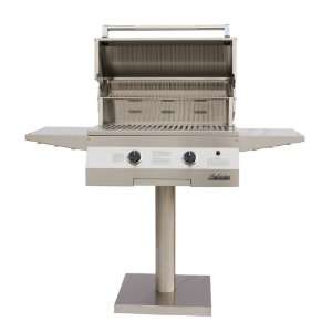 Solaire 27 Inch Basic InfraVection Natural Gas Bolt Down Post Grill 