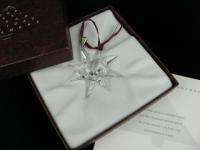   1991 Holiday Star Christmas Ornament Certificate Cut Austrian Crystal