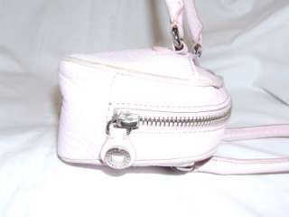 COLE HAAN PALE PINK LEATHER SMALL HANDBAG,PURSE  