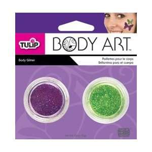 Duncan Crafts Tulip Body Art Glitter 4.5g 2/Pkg Purple 