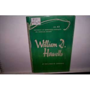 William D. Howells, (University of Minnesota pamphlets on American 