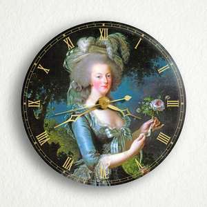 Marie Antoinette Beautiful 6 Silent Wall Clock  