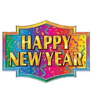  Happy New Year Sign Small Wall Decal