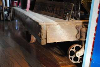   Industrial Factory Warehouse or Railroad Cart for Coffee Table  