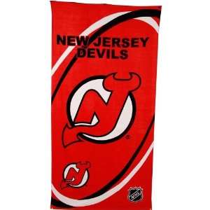  New Jersey Devils Beach Towel
