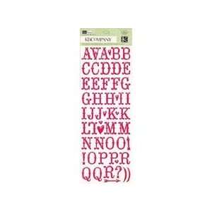 Valentine Clearly Yours Alphabet Stickers 