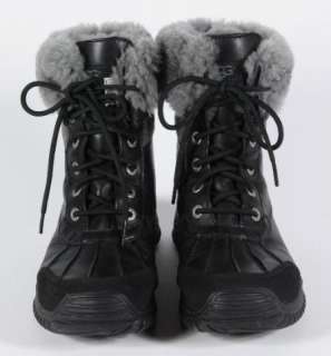   Lace Up Leather Boots Event Waterproof Fleece Lined Vibram 6  