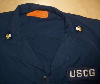 Vintage US Coast Guard Coveralls with USCG Embroidery  