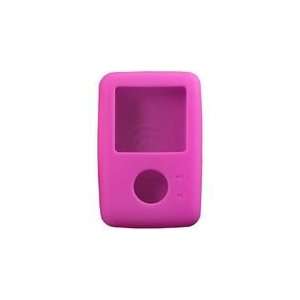   Silicone Skin Case for Zen V (Pink)  Players & Accessories
