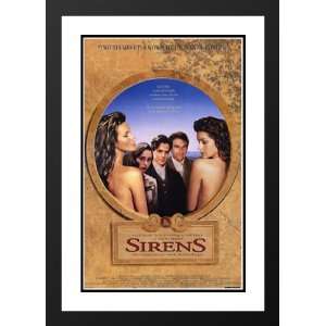 Sirens 20x26 Framed and Double Matted Movie Poster   Style C   1994 