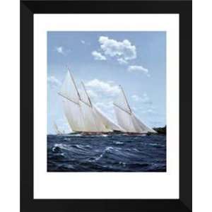   FRAMED 26x32 Westward Racing Britannia 