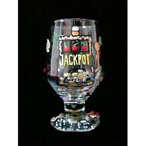   Design   Hand Painted   High Ball   Drinking Glass