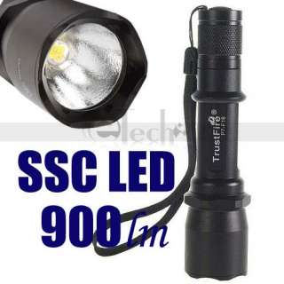 900lm Lumen SSC P7 5 Mode LED Flashlight +18650+Charger  