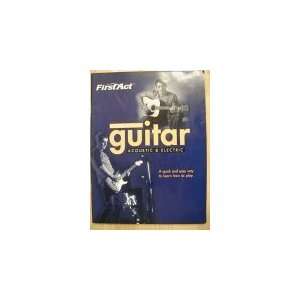  Learn & Play Guitar Acoustic & Electric First Act Books