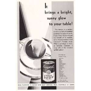   Ad 1932 Campbells Tomato Soup Bright, Sunny Glow Campbells Books