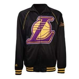  Los Angeles Lakers Team Color Track Jacket (Black) Sports 