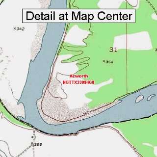   Quadrangle Map   Acworth, Texas (Folded/Waterproof)