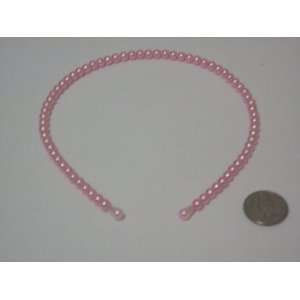  Pearl headband bead headband (light pink) Beauty