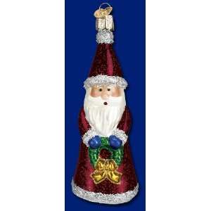  Old World festive Father Christmas ornament glass 5 Santa 