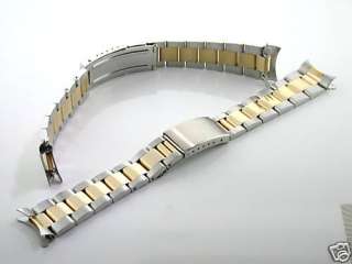 OYSTER WATCH BAND FOR ROLEX SUBMARINER GP GOLD/SS 20MM  