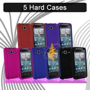 Hard Rubber Skin Case Cover Sprint HTC EVO Shift 4G  