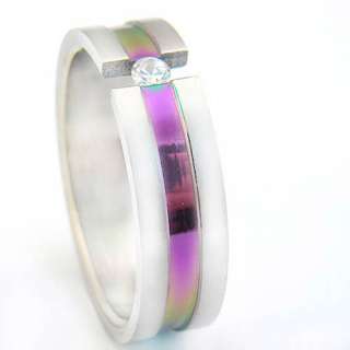   Size 8 Lovely Stainless 316L Steel Cute Ring Fashion Jewelry  