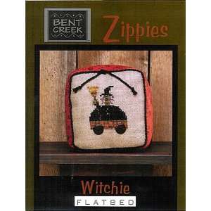  Zippies   Witchie Flatbed   Cross Stitch Pattern Arts 